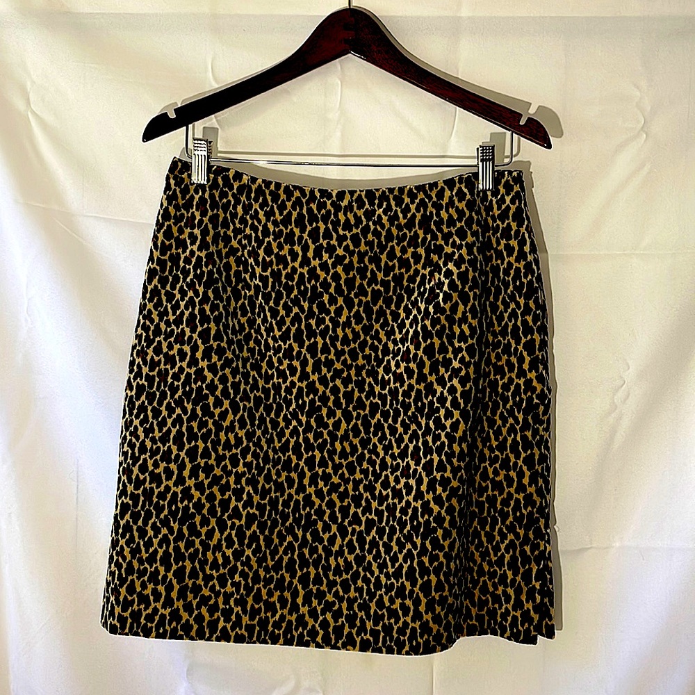VINTAGE Leopard Mini skirt